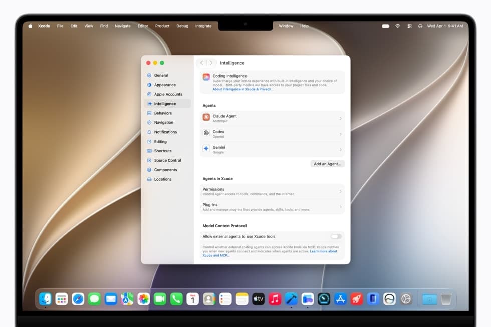 Xcode 27 má přinést agentické kódování přímo do vývojářského prostředí. Zdroj: Apple Newsroom.