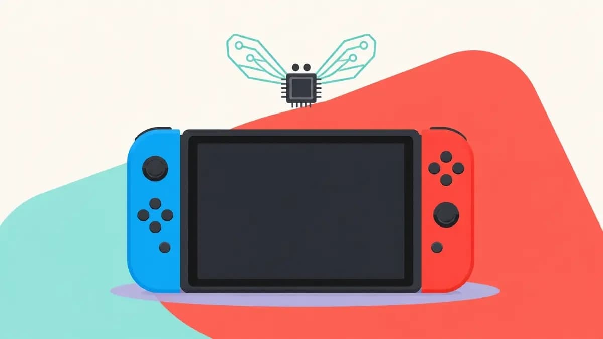 Hardwarové osazení modulu PicoFly do Nintendo Switch